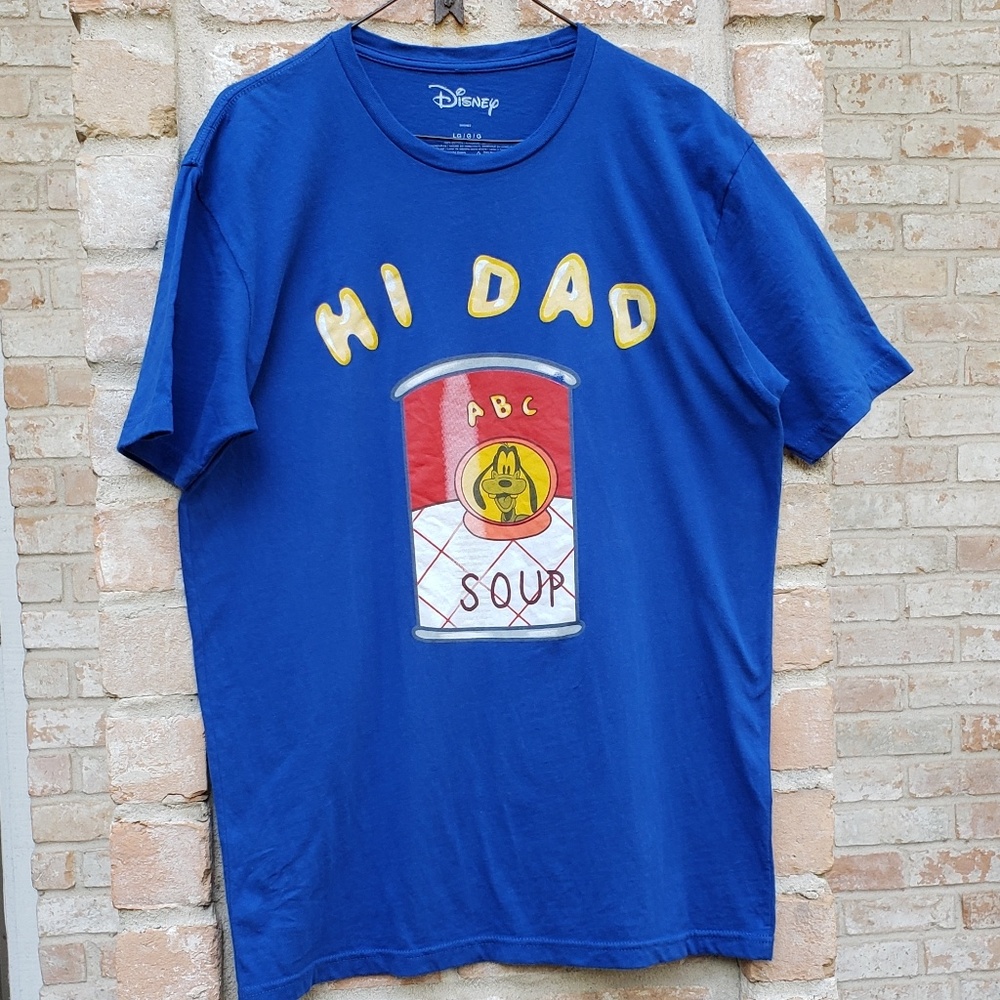 Disney A Goofy Movie Hi Dad soup shirt L